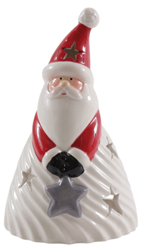 Teelichthalter Santa Claus