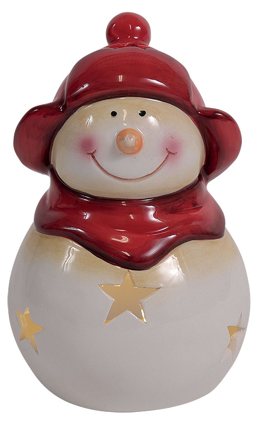 Tealight holder snowman Ivo