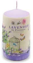 Kerzenzylinder "Lavendel"