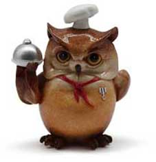 Owl Alain, the chef
