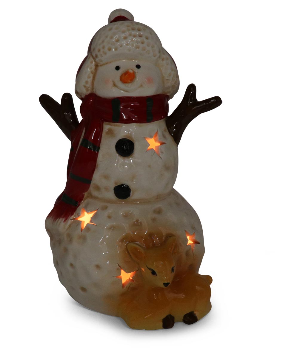 Tealight snowman "Klausi", 