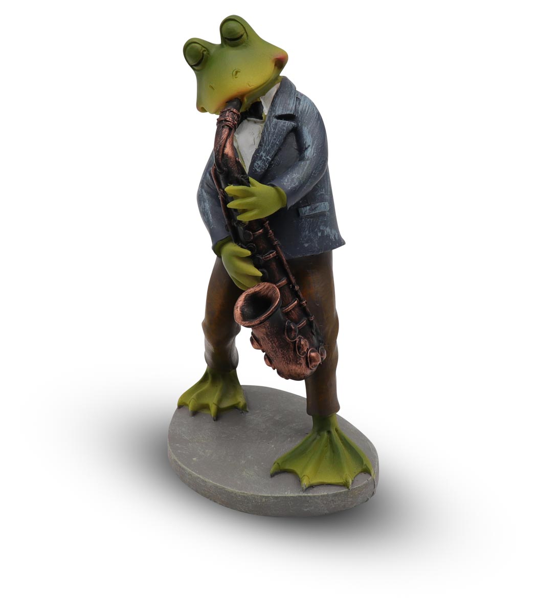 Frosch Charles der Saxofonist