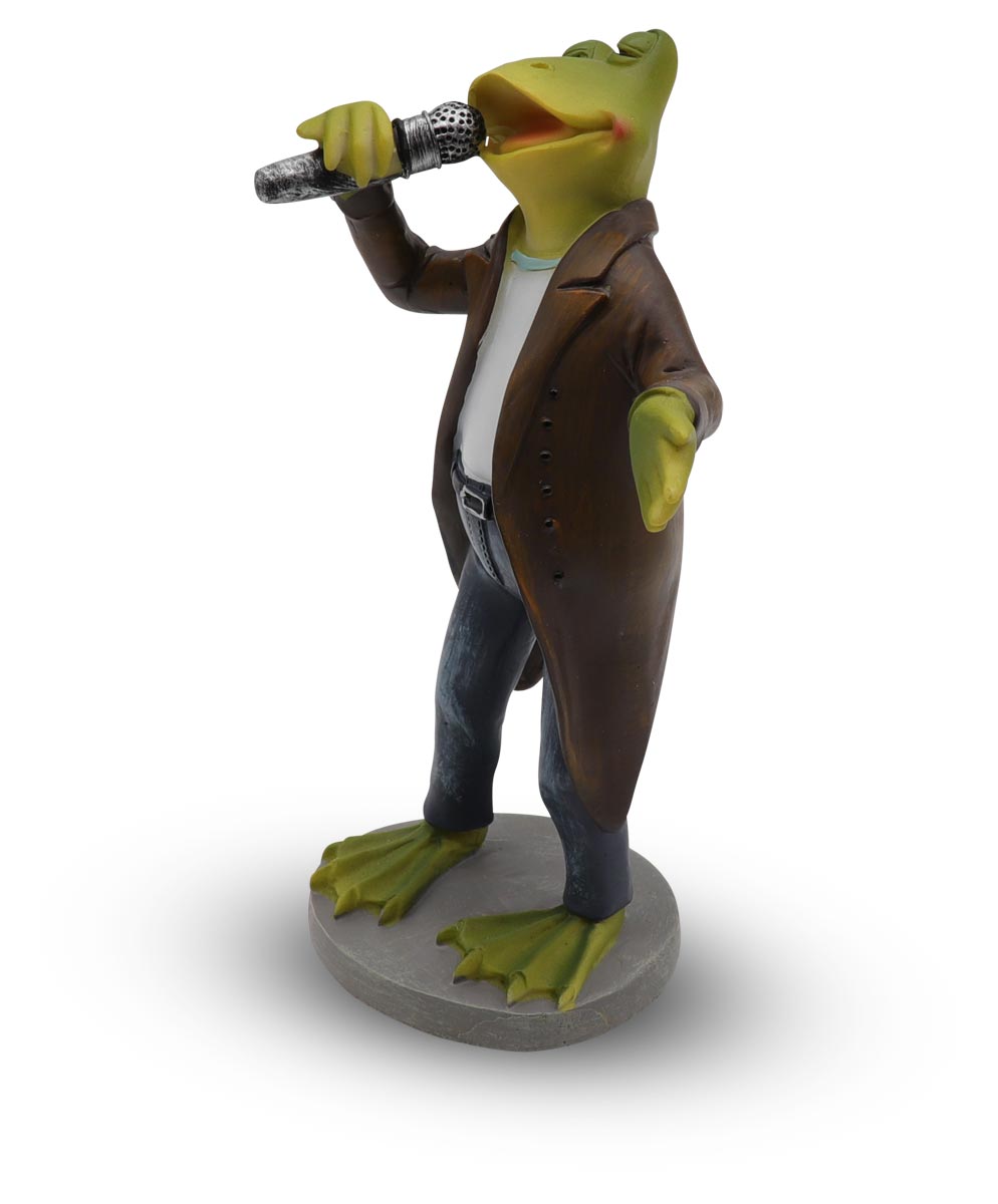 Frog Guido as singer, 