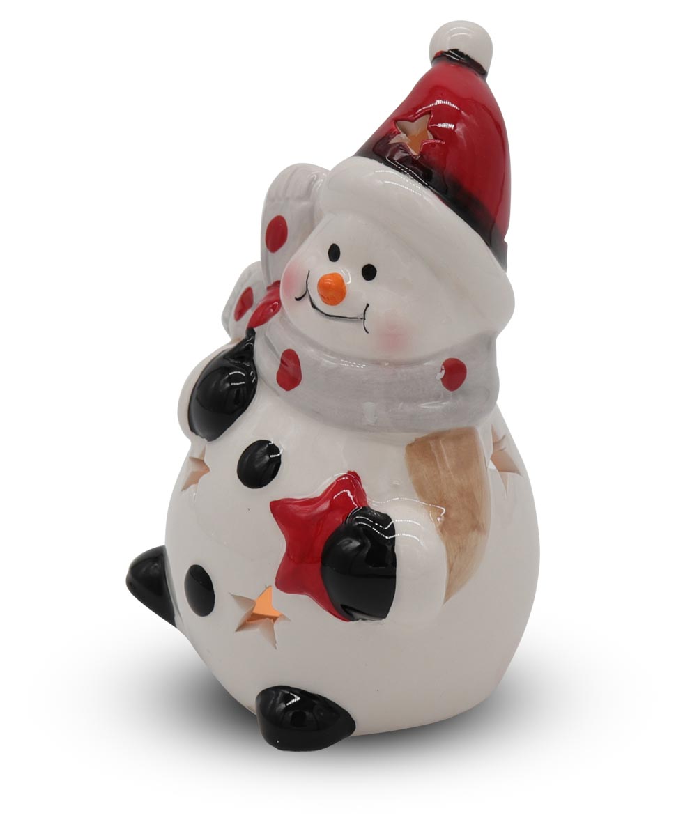 Tealight holder snowman "Chris"