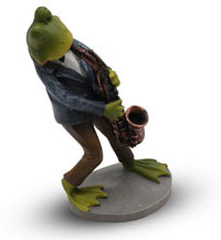 Frog Charles as saxophonist