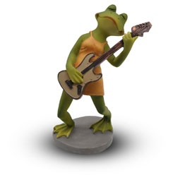Frog Roxi as guitarist