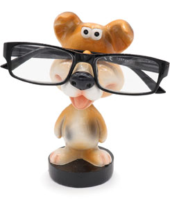 Holder for glasses dog